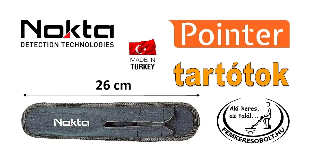 Nokta Pointer fémkereső tartótok 26 cm
