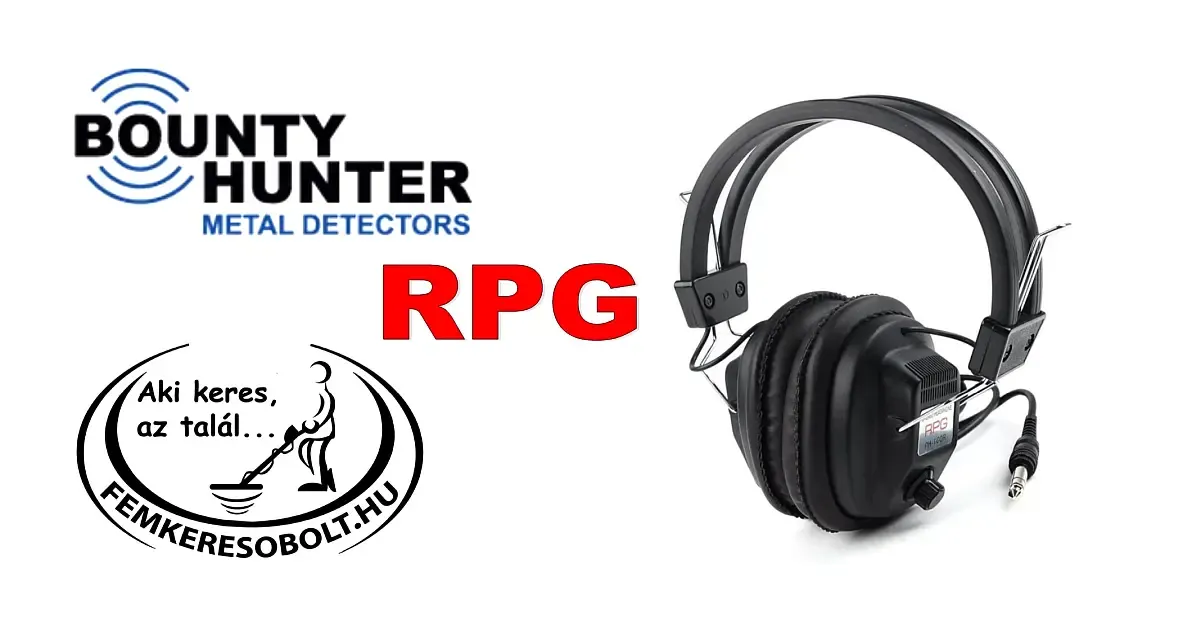 Bounty Hunter fémkereső RPG fejhallgató