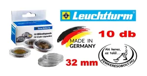 Leuchtturm érmetartó kapszula 32 mm-es érmék részére