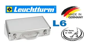 Leuchtturm L6 fémkeresős érmetartó koffer