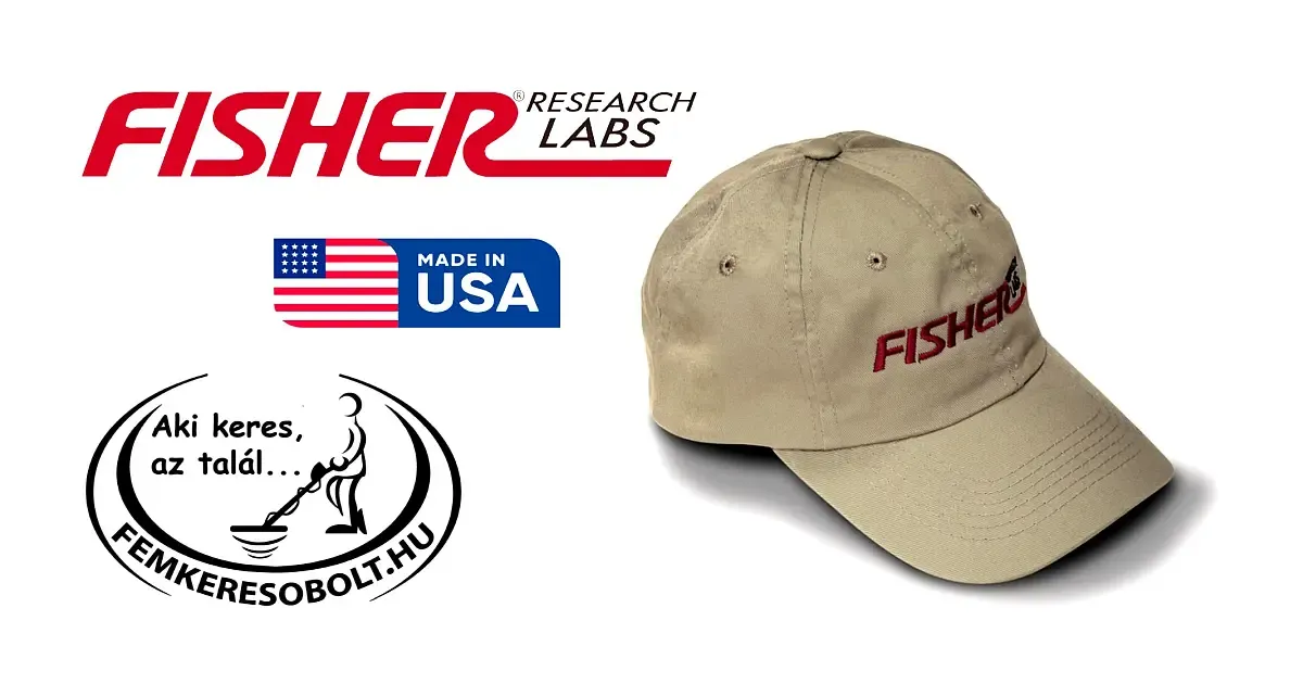 Fisher fémkeresős sapka