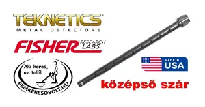 Fisher fémkereső középső szár