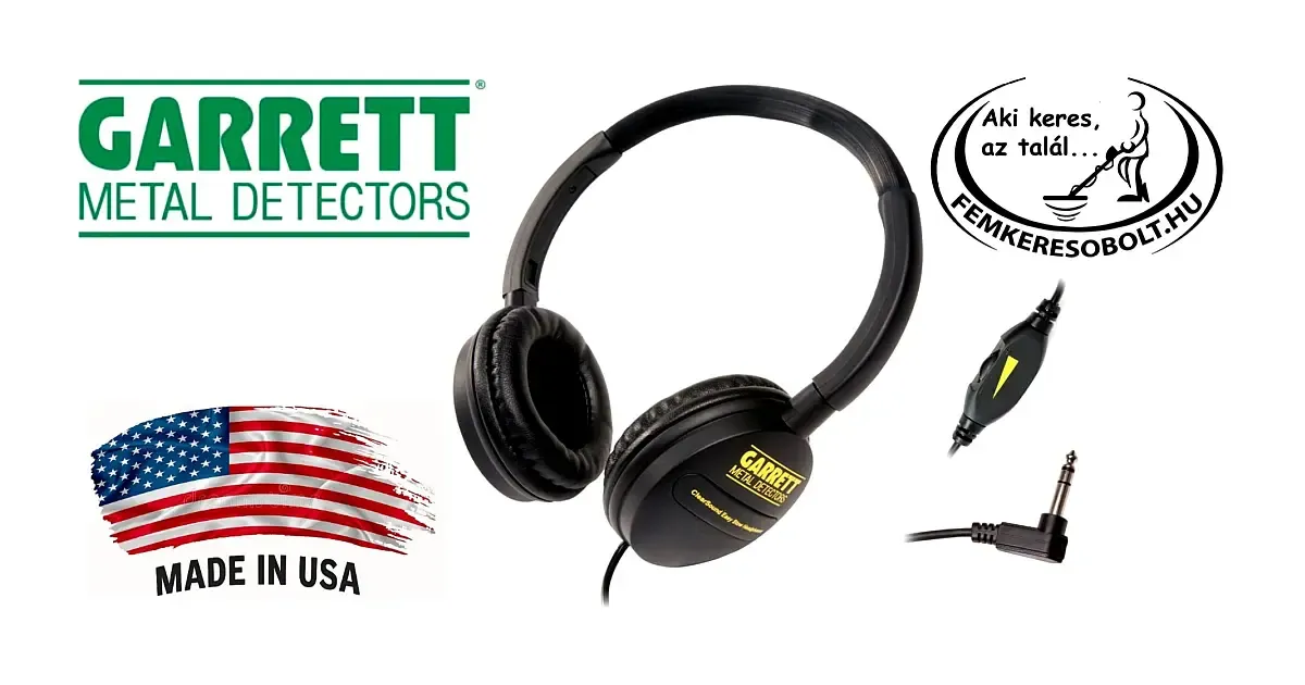 Garrett fémkereső Crear Sound fejhallgató