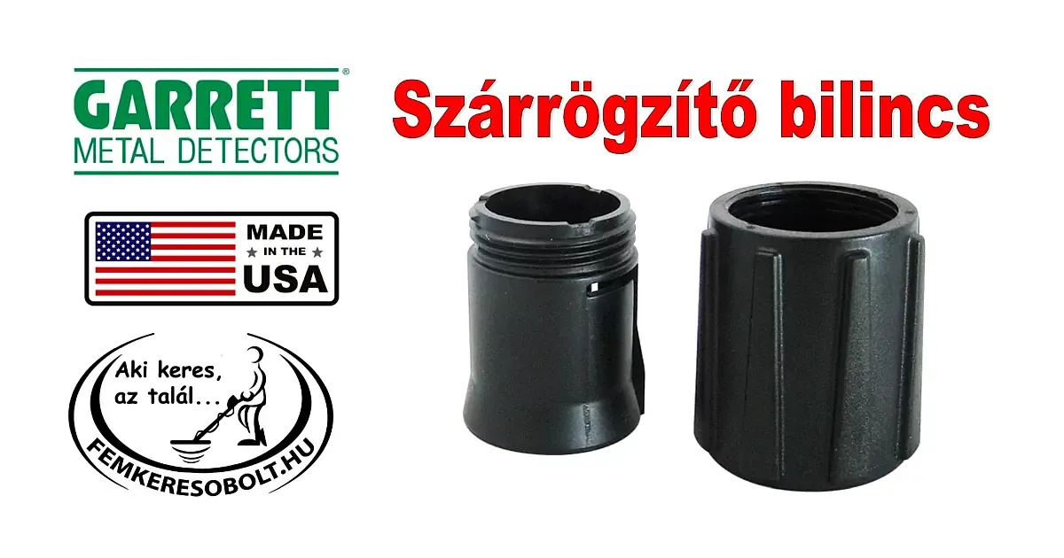 Garrett fémkereső szárrögzítő bilincs