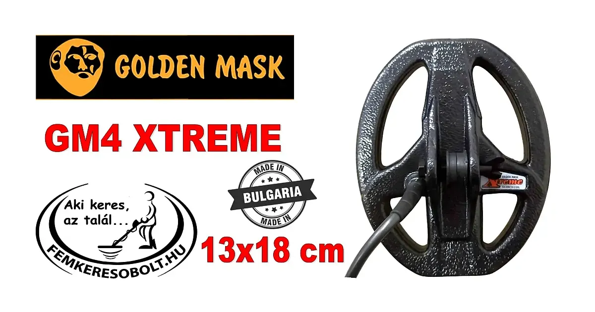 Golden Mask GM4 Xtreme 13x18 cm-es DD szonda