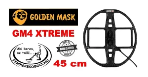 Golden Mask fémkereső GM4 Xtreme 45 cm-es DD mélykereső szonda