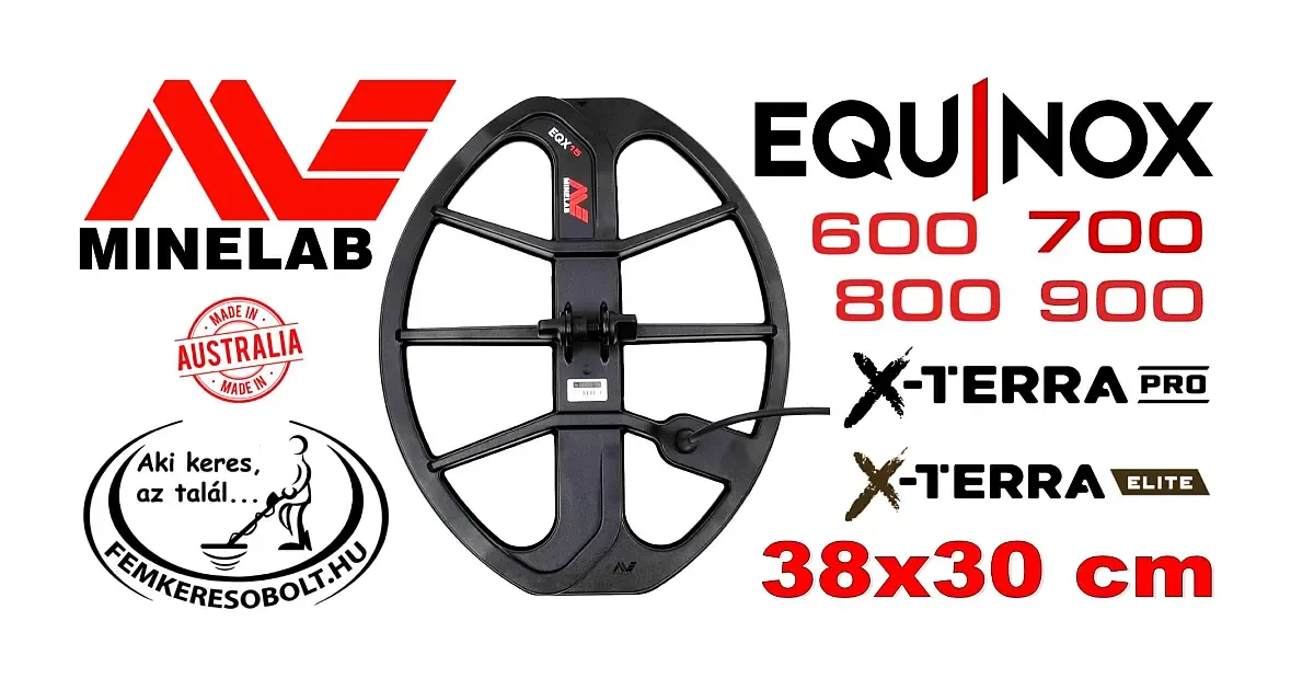 Minelab fémkereső 38x30 cm-es szonda