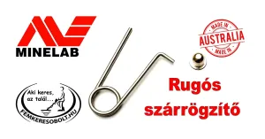 Minelab fémkereső rugós szárrögzítő