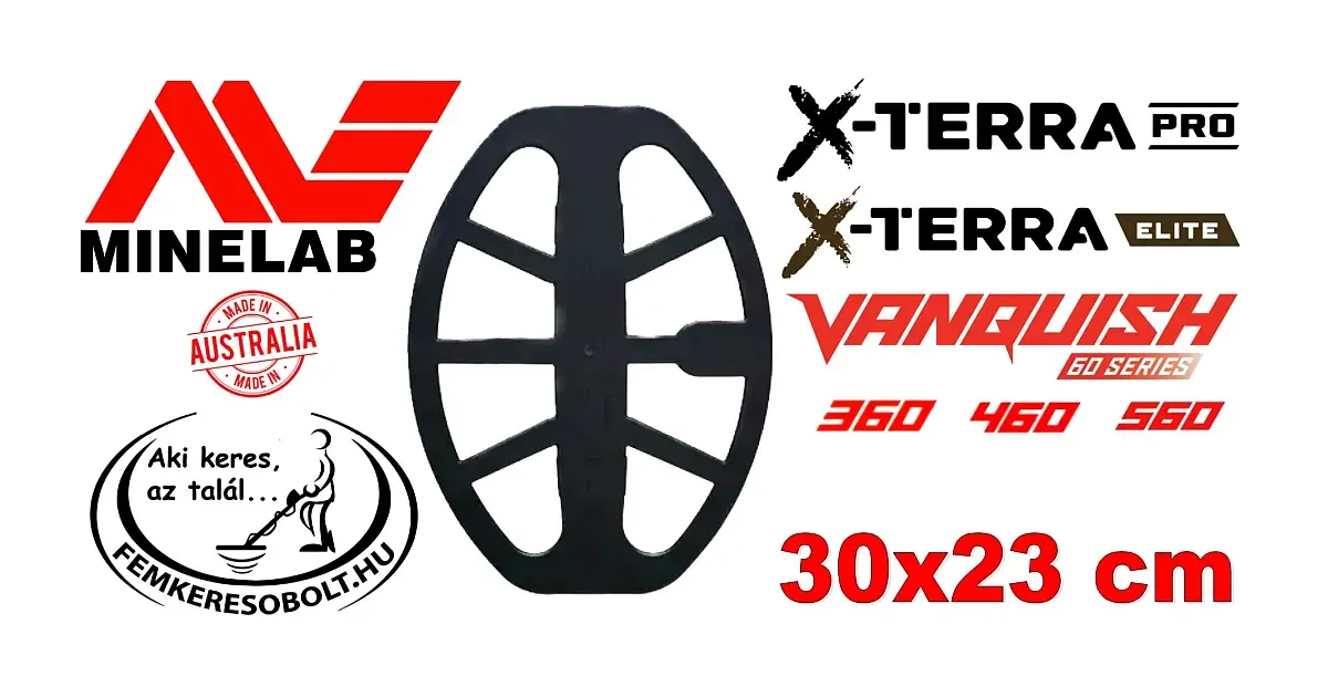 Minelab fémkereső 30x23 cm-es szondavédő burkolat
