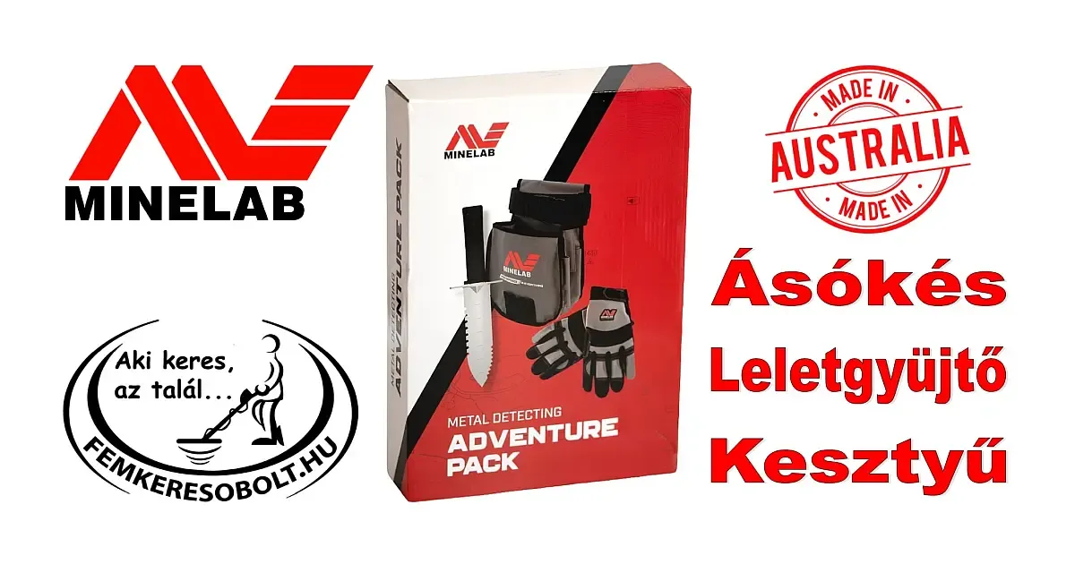 Minelab fémkeresős Adventure Pack