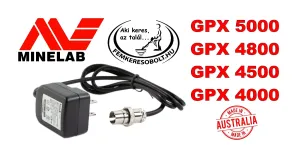 Minelab GPX fémkereső hálózatitöltő