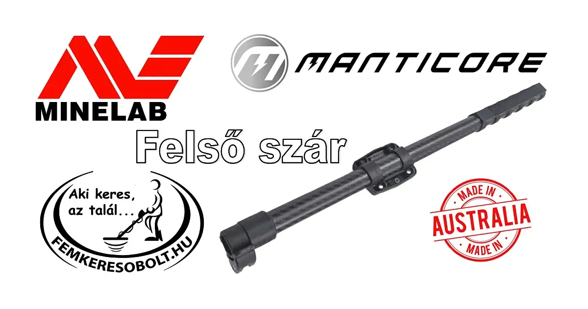 Minelab Manticore fémkereső felső szár
