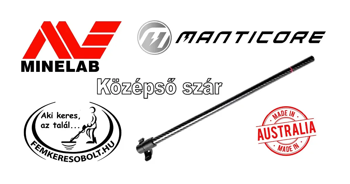 Minelab Manticore fémkereső középső szár