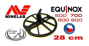 Minelab Equinox fémkereső 28 cm-es sárga szondavédő burkolat (koptató)