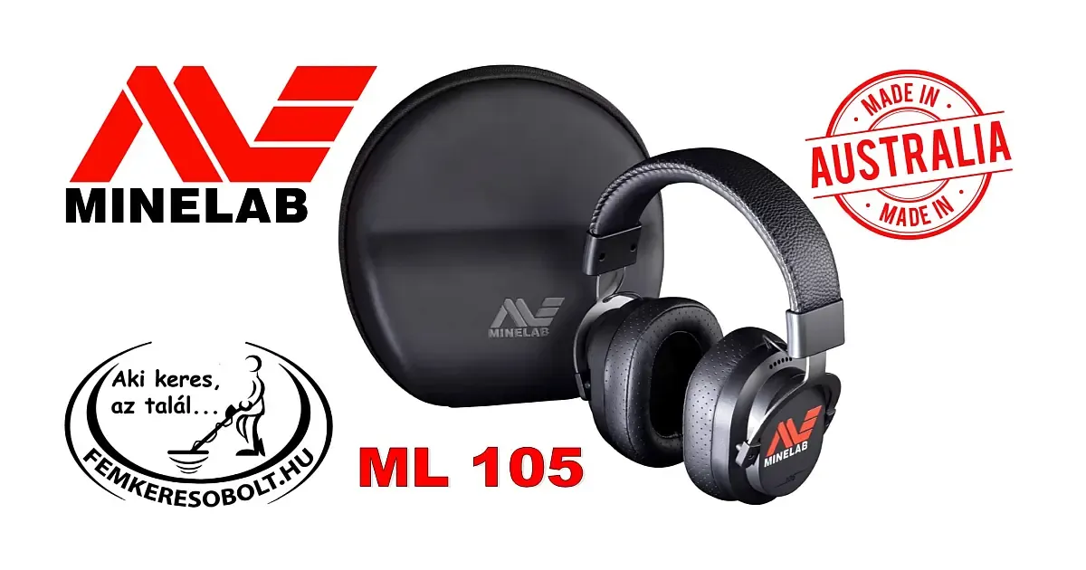 Minelab fémkereső ML 105 fejhallgató