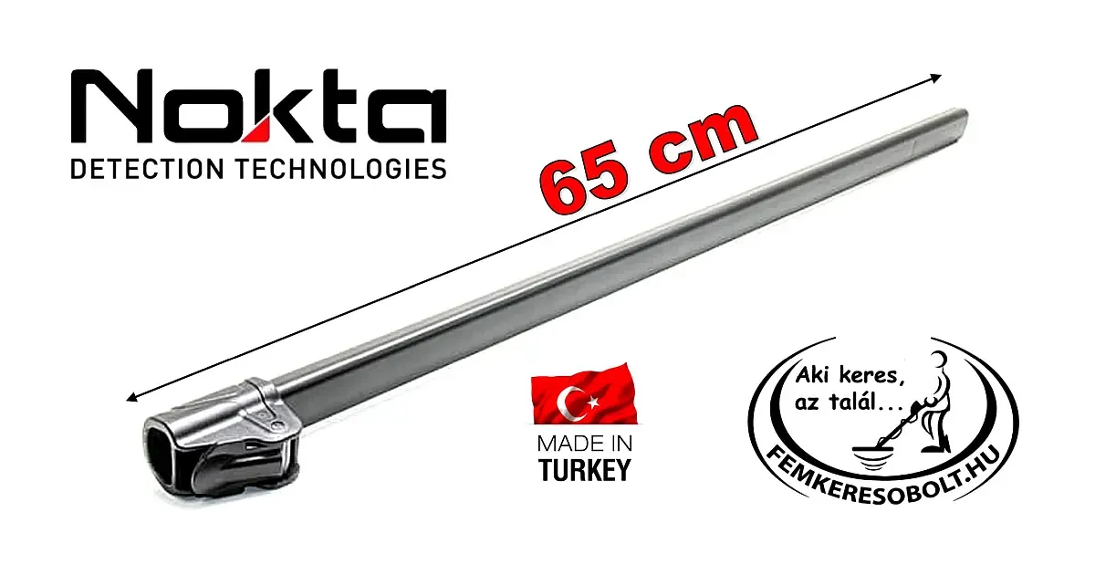 Nokta Fémkereső aluminium középső szár 65 cm