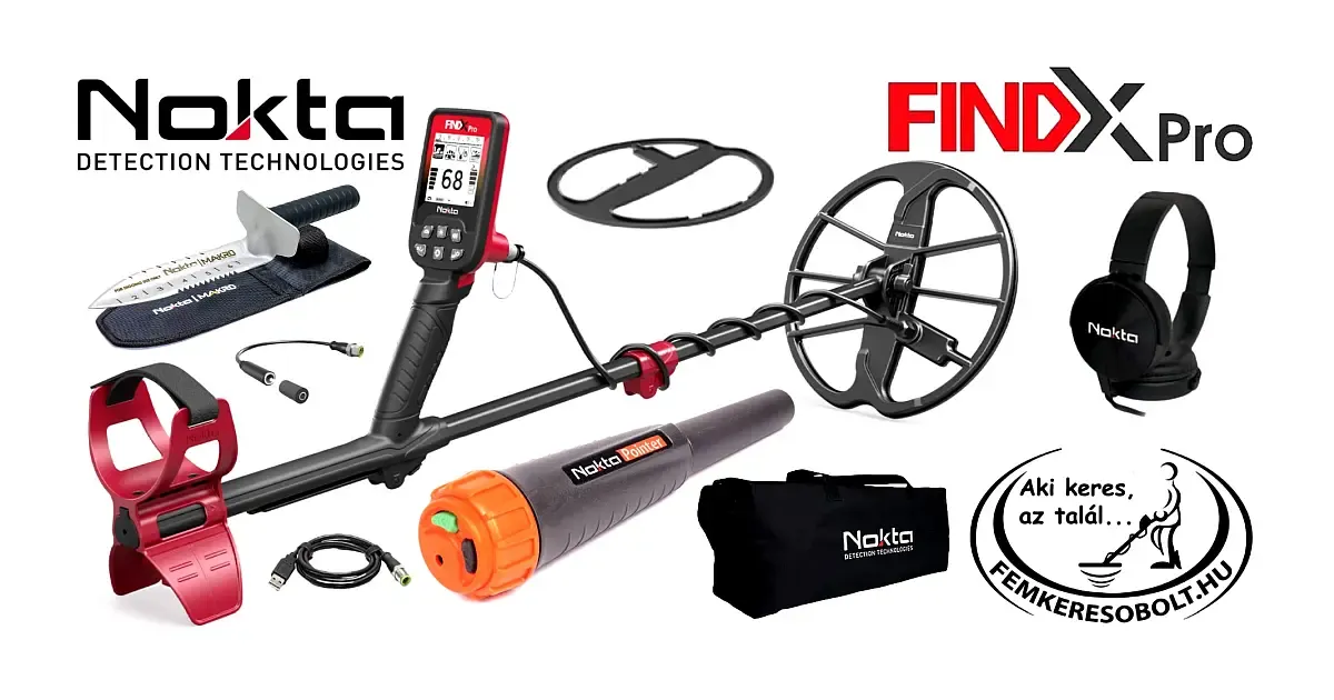 Nokta FindX Pro Pointerrel +kiegészítőkkel