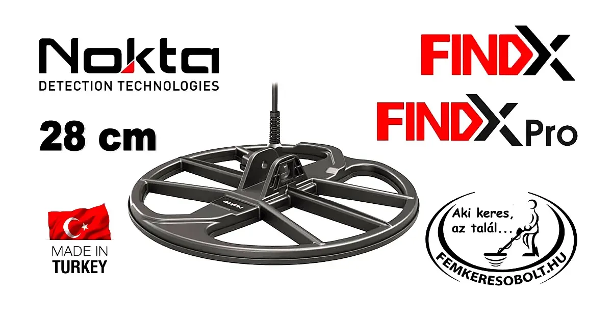 Nokta FindX 28 cm-es szonda