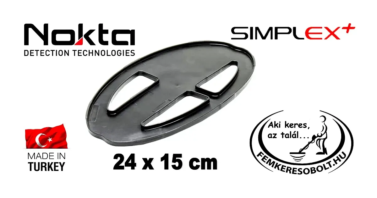 Nokta Simplex+ fémkereső 24x13 cm szondavédő burkolat