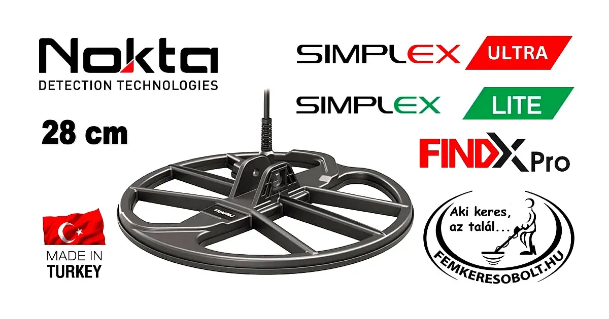 Nokta Simplex Ultra, Lite 28 cm szonda