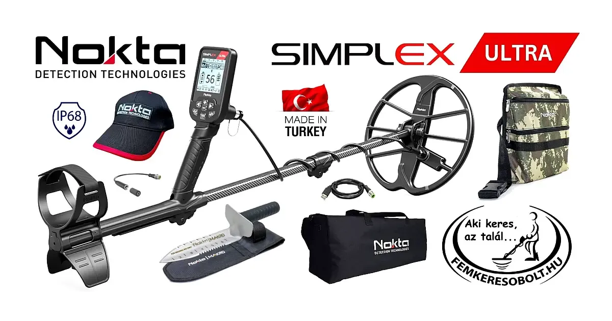 Nokta Simplex Ultra kiegészítőkkel
