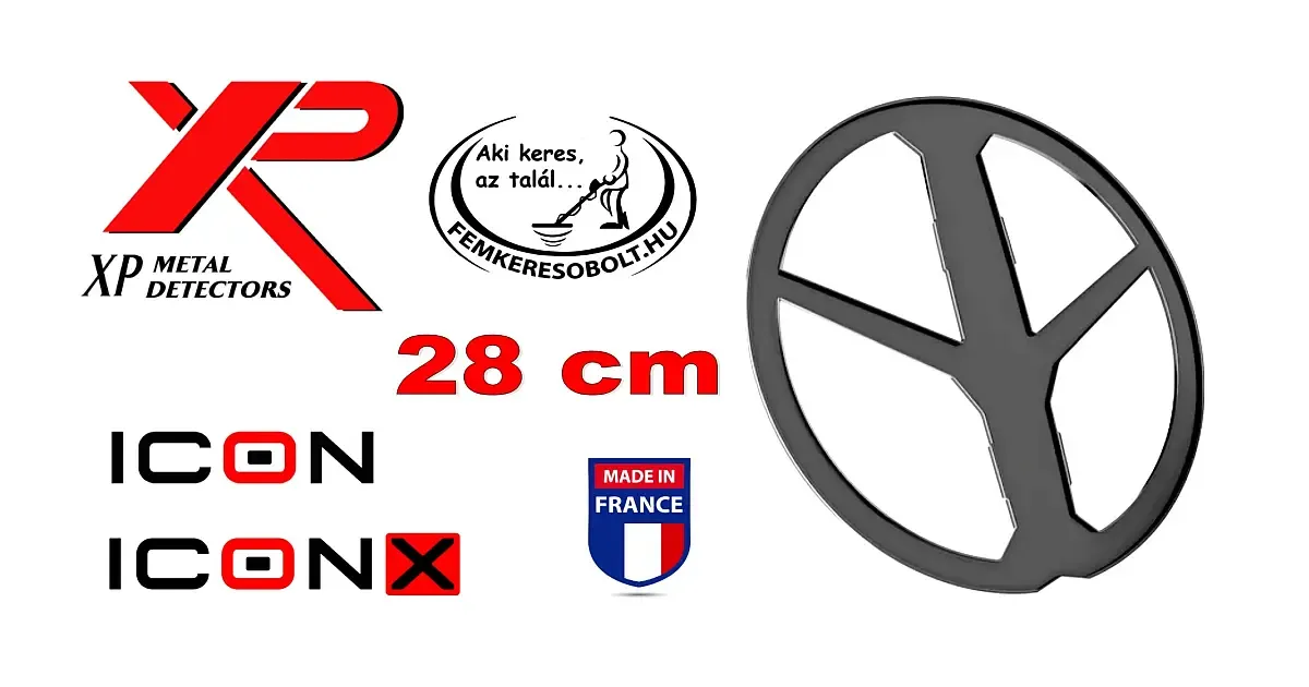XP 28 cm-es szondavédő ICON ICONX fémkereső szondára