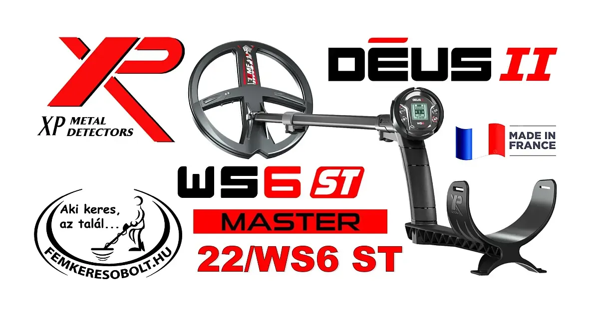 XP DEUS II. fémkereső 22-WS6-ST