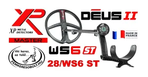 XP DEUS II. fémkereső 28DD szondával és WS6 ST fejhallgatóval
