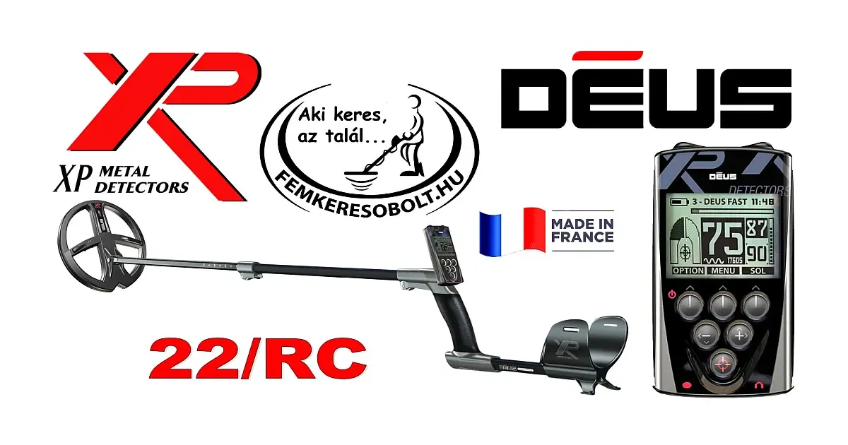 XP DEUS fémkereső 22-RC