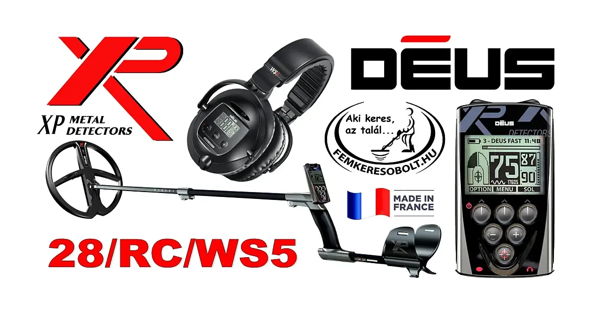 XP DEUS I. fémkereső 28--RC-WS5