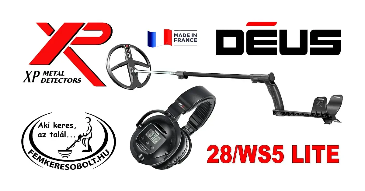 XP DEUS fémkereső 28-WS5 Lite