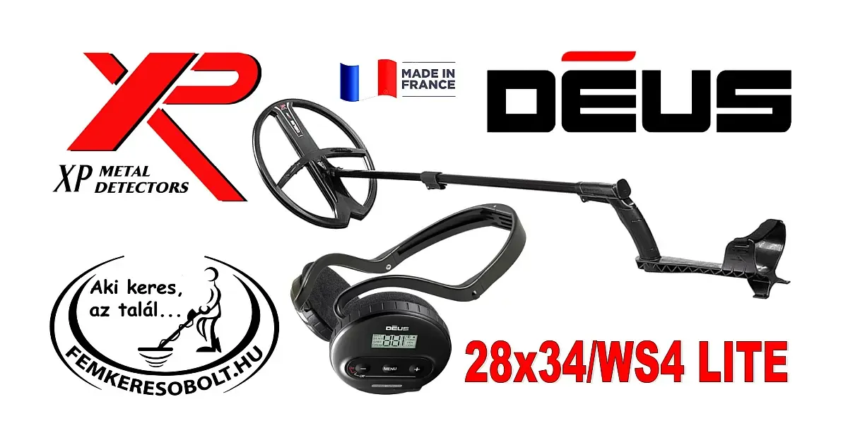 XP DEUS fémkereső 28x34-ws4-lite