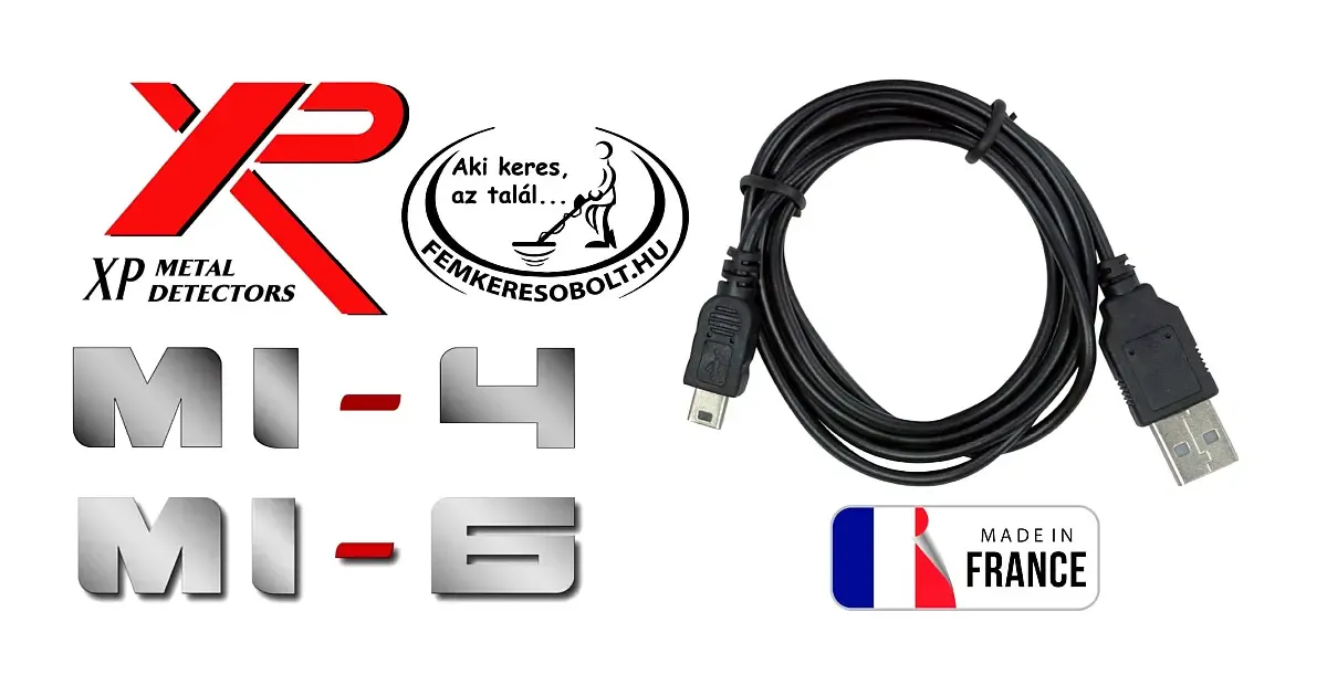 XP Pointer fémkereső töltőkábel