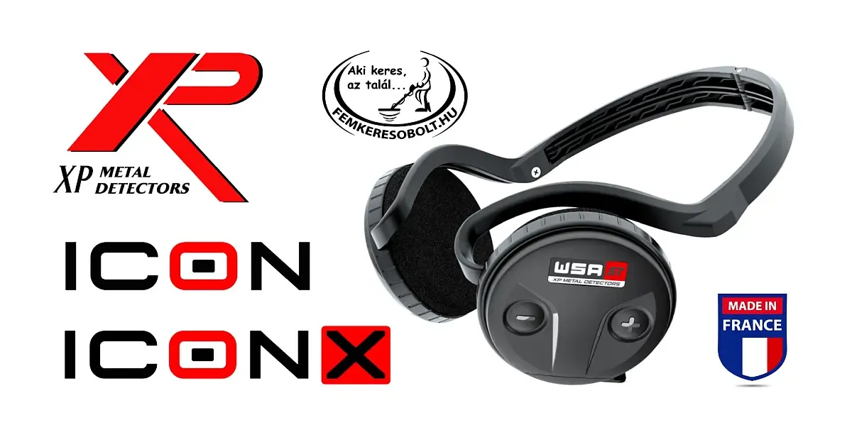 XP ICON X fémkereső WSA II ST fejhallgató