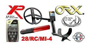 XP ORX fémkereső 28 DD szonda távírányító mi-4 pointer
