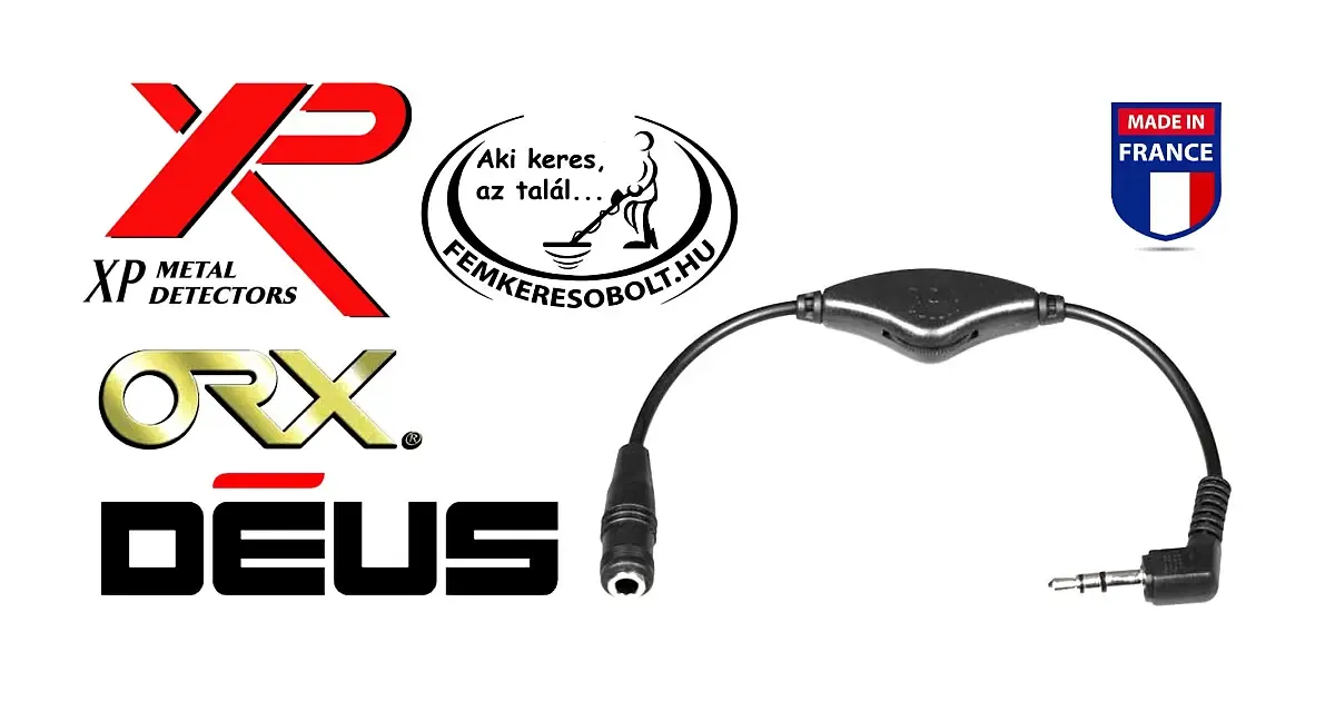XP DEUS I. ORX fémkereső fejhallgató kábel
