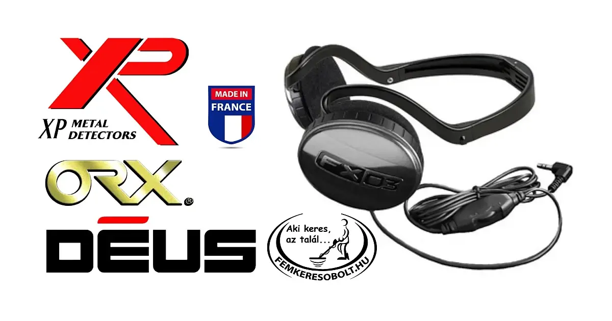 XP DEUS I. és ORX fémkereső FX-03 fejhallgató